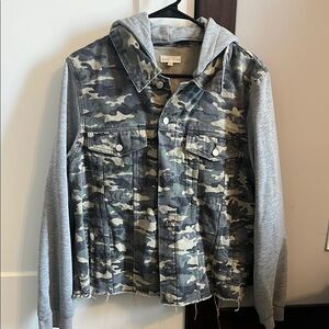 Camouflage Hooded Jacket